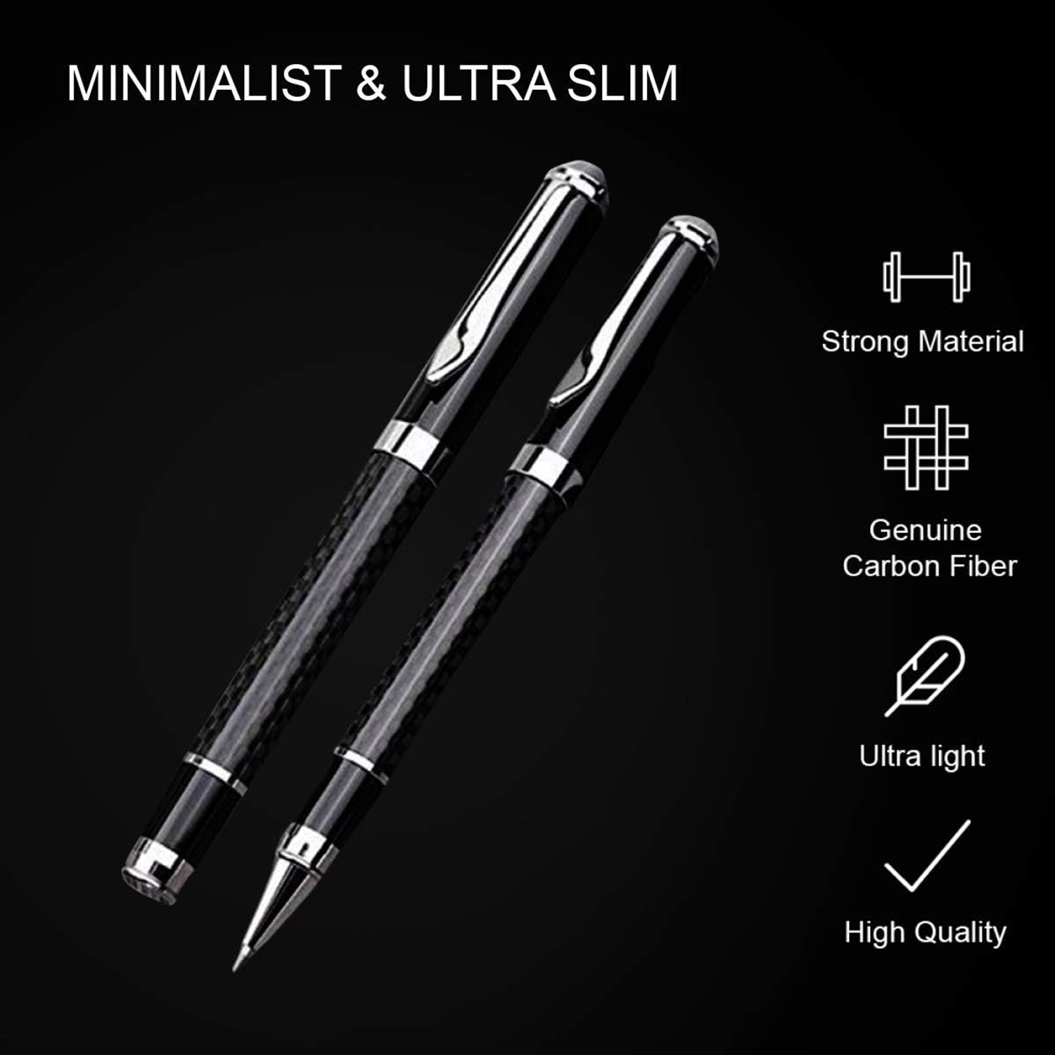 Luxury Carbon Fibre ballpoint Pen 5
