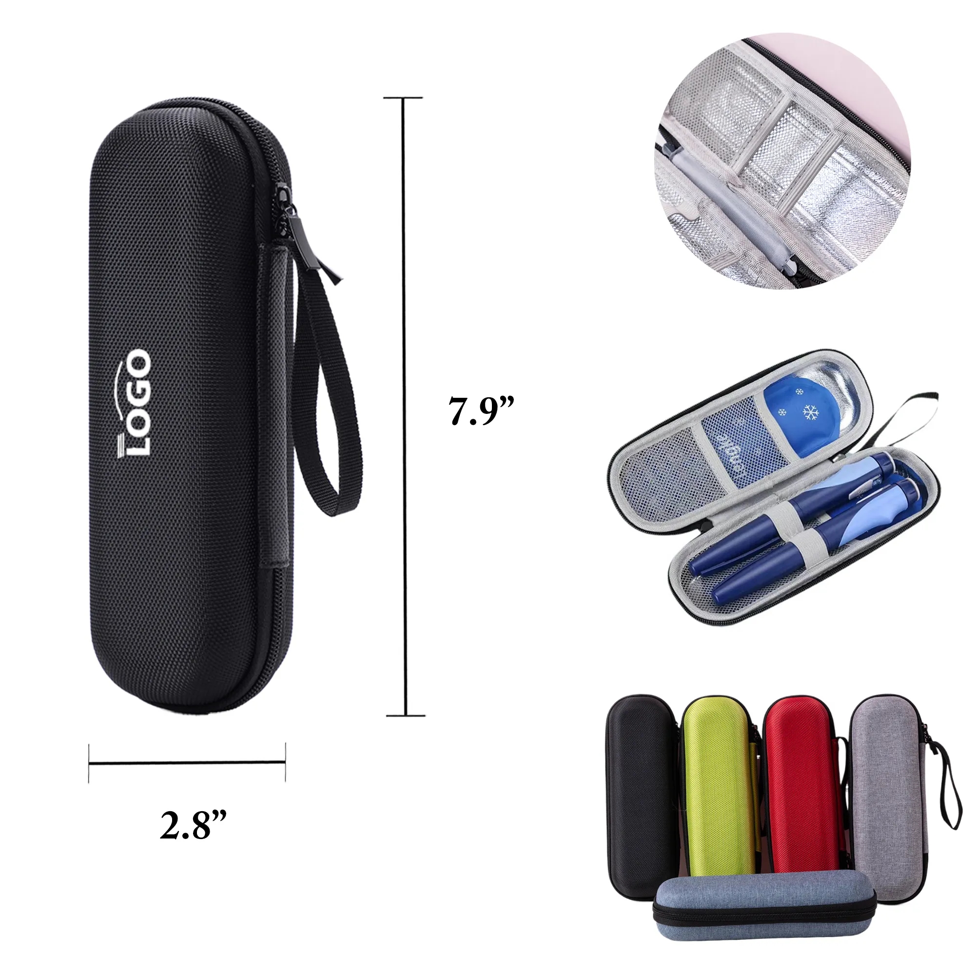 MOQ100 Portable Insulin Cooling Pack EVA Ice Bag 6
