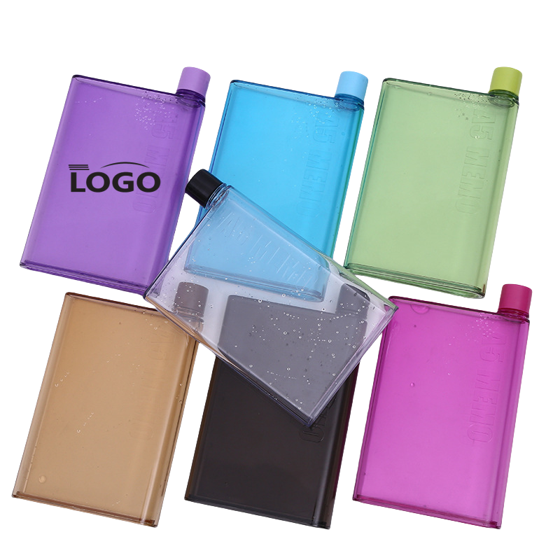 Customized A5 Flat Transparent Water Cup 1
