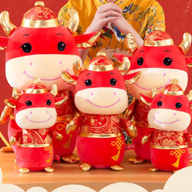 China Dress Mascot Cow