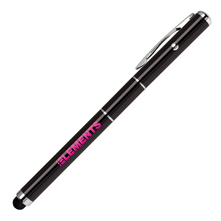 Stylus-380 Brass Ballpoint Pen & Laser Pointer 6