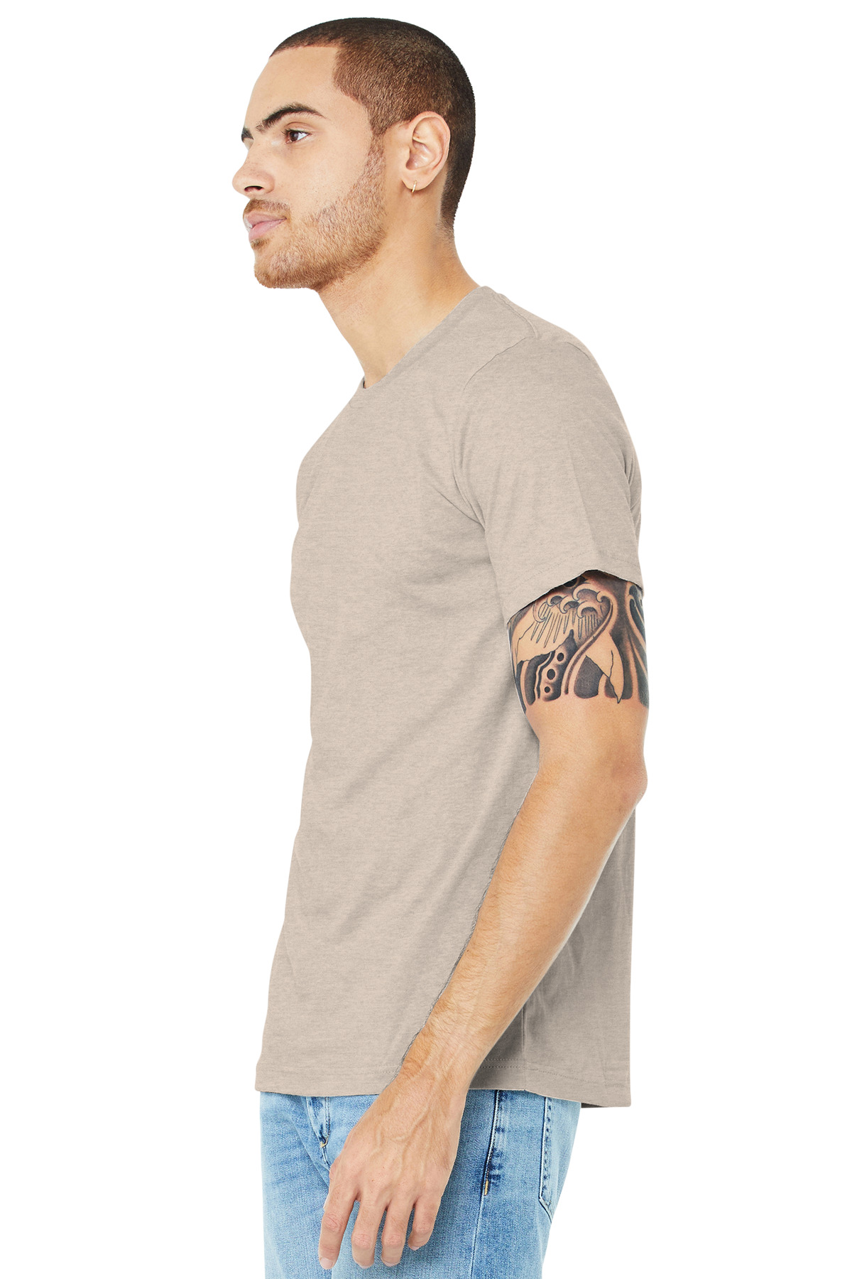 BELLA+CANVAS® Unisex Heather CVC Short Sleeve Tee 15