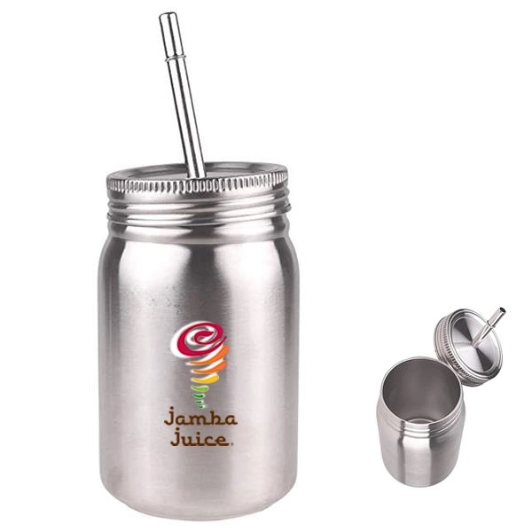 Stainless Steel Mason Jar 4