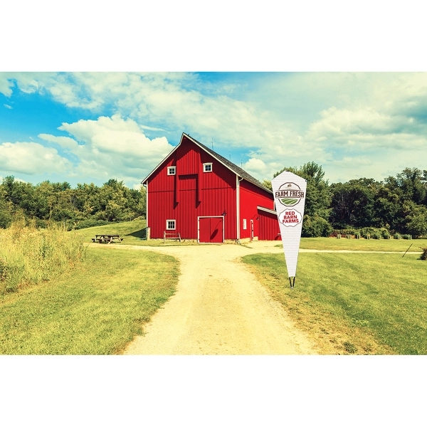 Surfer Style Flip Flag 4.1' x 16.8' 2