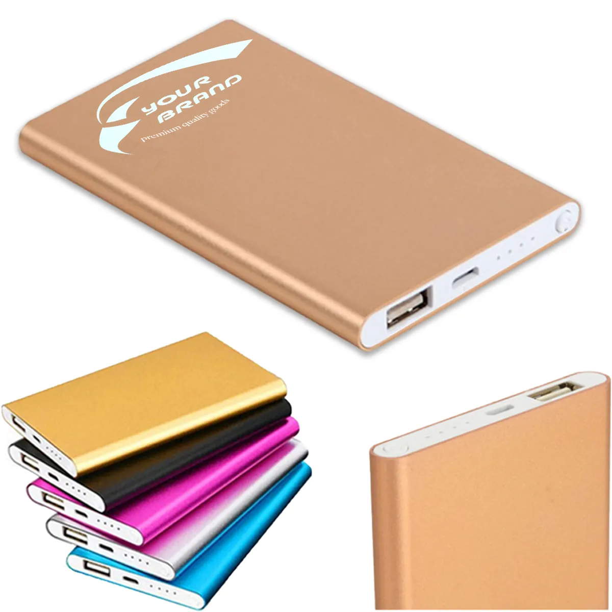 5000mAH Portable Slim Power Bank Battery Universal Charger 4