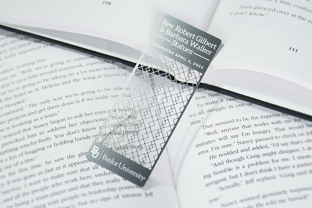Metal Bookmarks, custom desk accessory with logo imprint 10