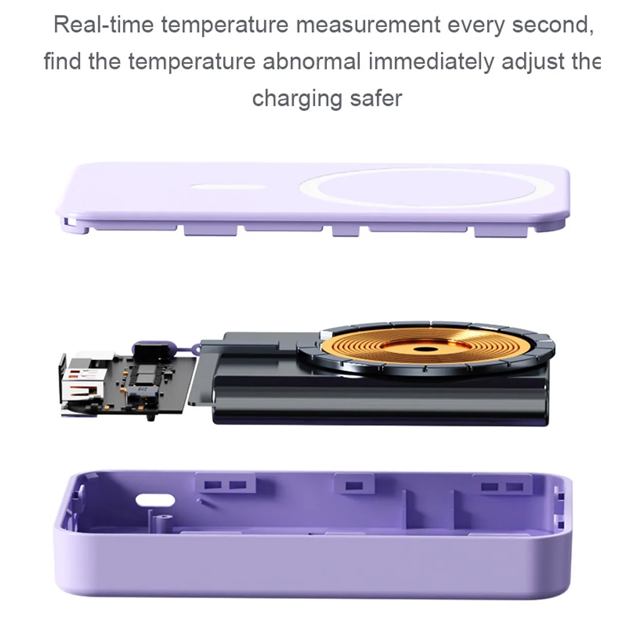 Magnetic Wireless Portable Charger 10000mAh Battery Pack 2