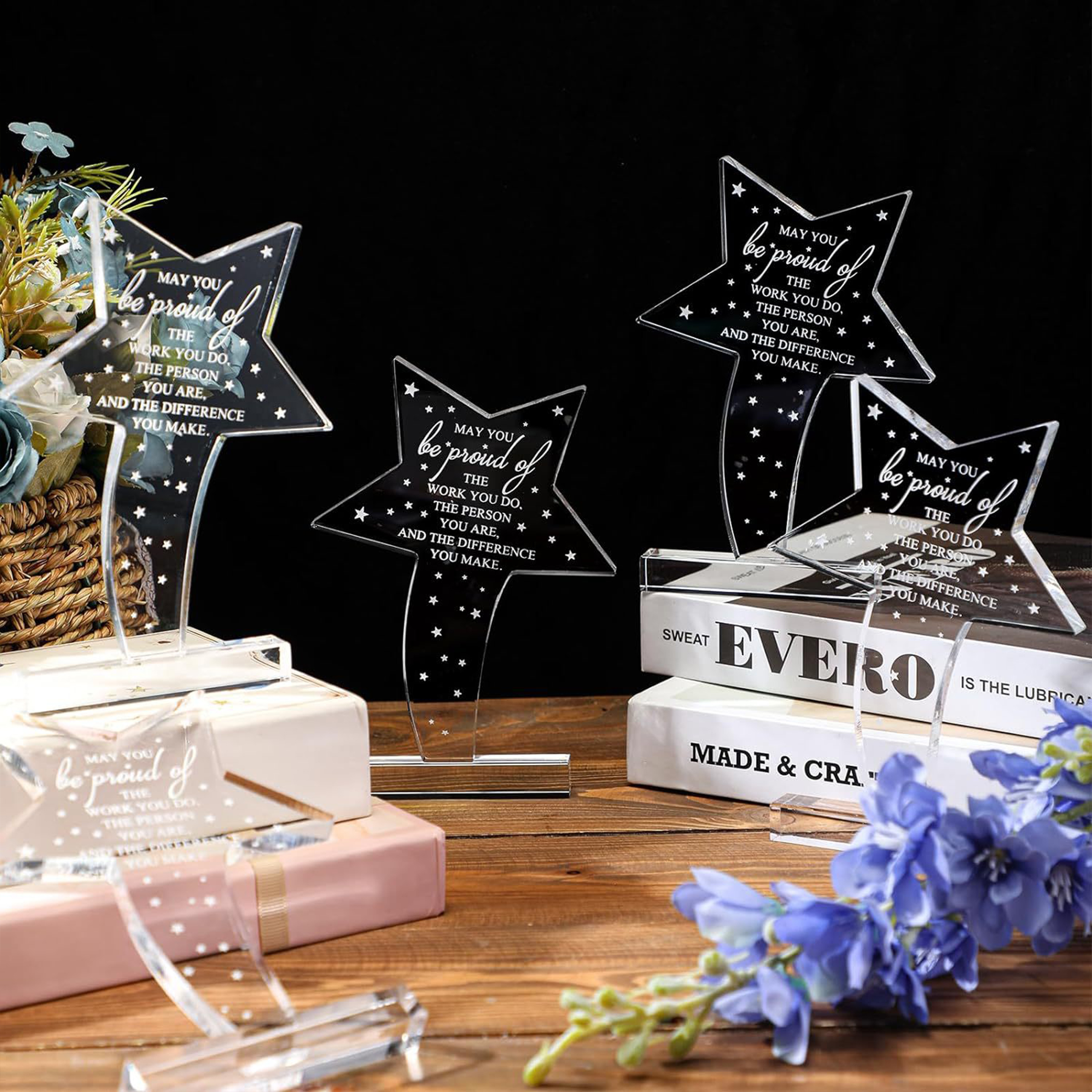 Acrylic Plastic Award Commemorative Trophy 6
