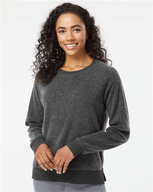 Women's Fleece Out Crewneck Pullover - K01 81
