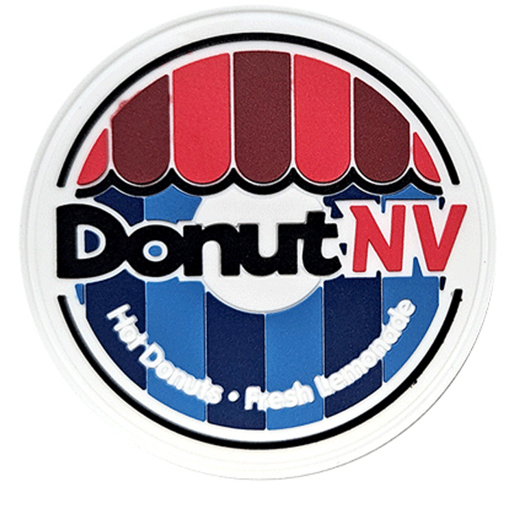 Custom 2D Silicone Label/Patch Orient Made 10