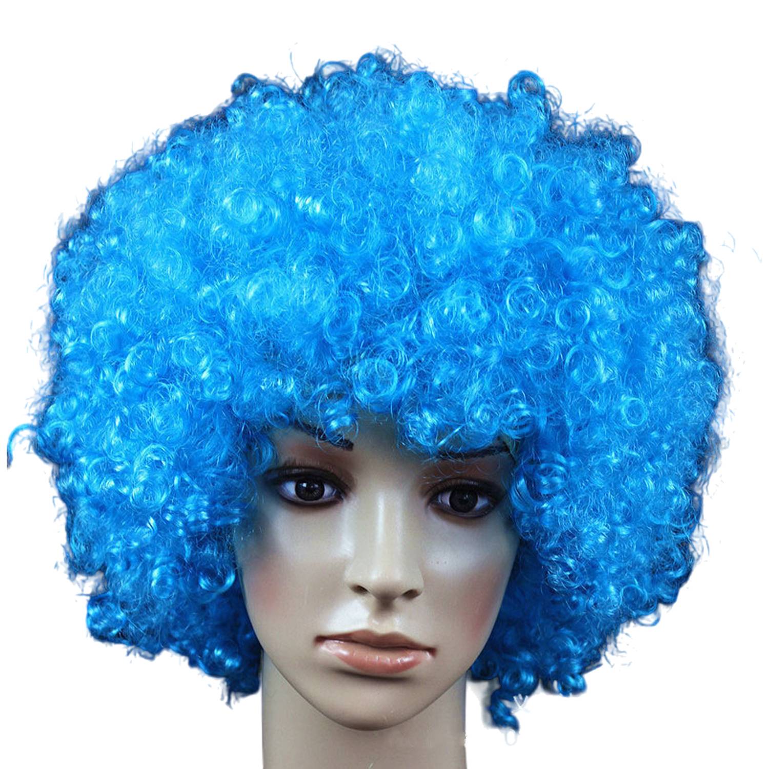 Short Breathable Fluffy Afro Curly Wigs 2