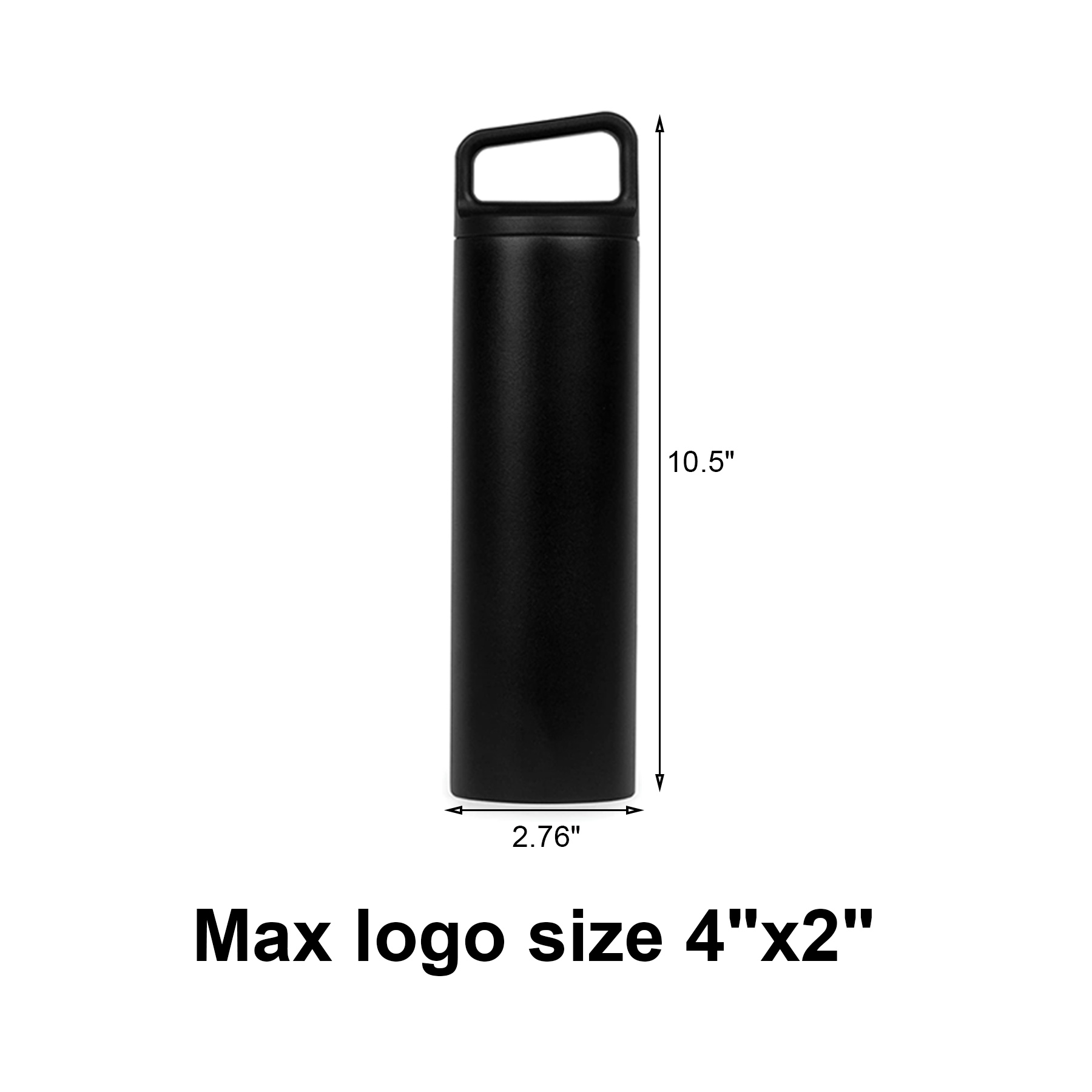 20 oz. Wide Mouth Vacuum Bottle, custom water bottle with logo imprint 3