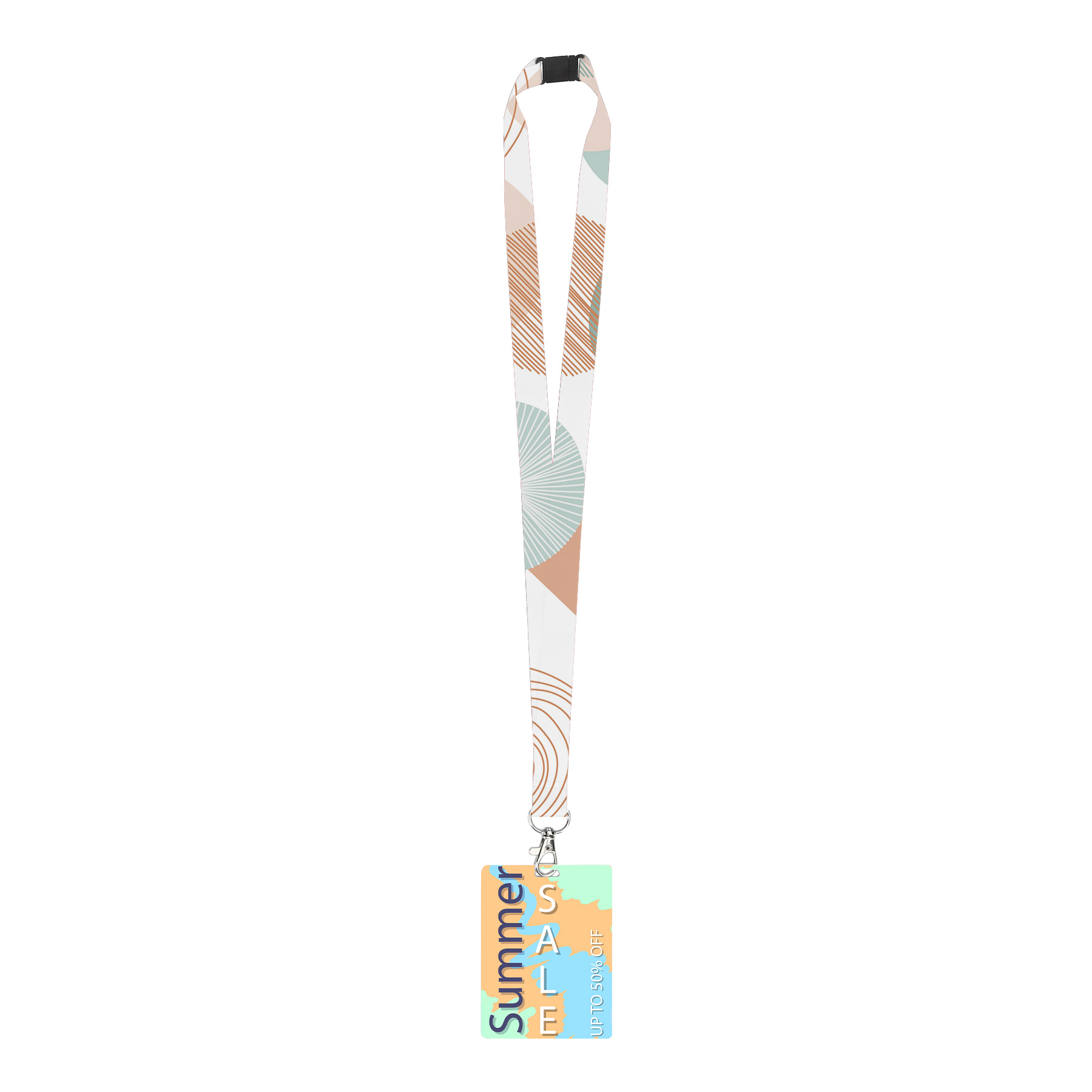3/4" Full Color Sublimated Lanyard With PVC ID Card 5