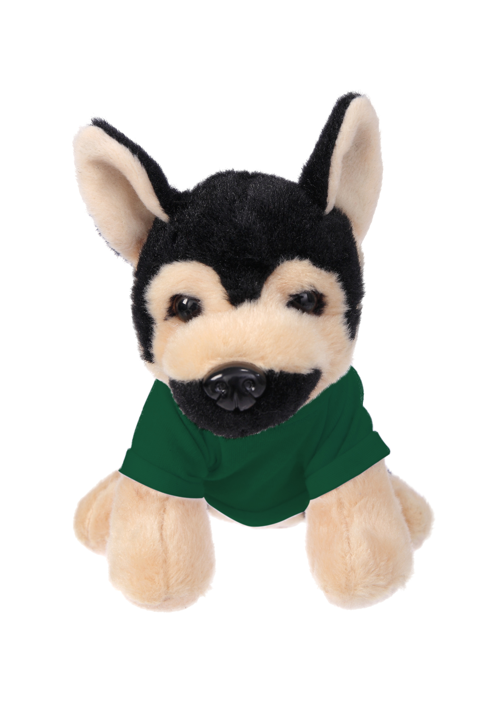 Soft Plush Sitting German Shepherd wearing a T-Shirt 4