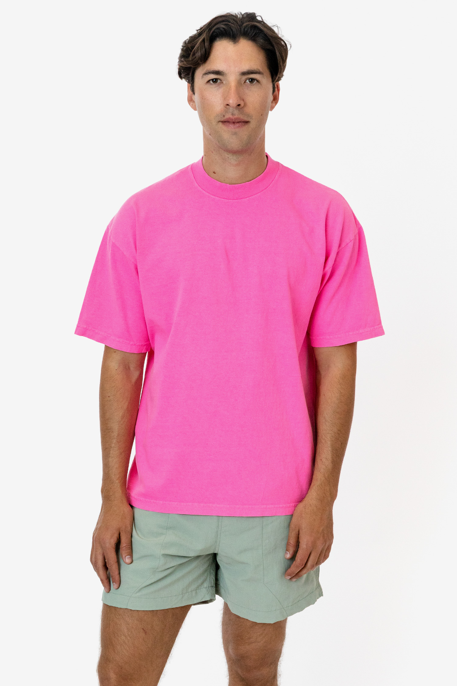 6.5 OZ S/S GARMENT DYE T-SHIRT (NEON) 28