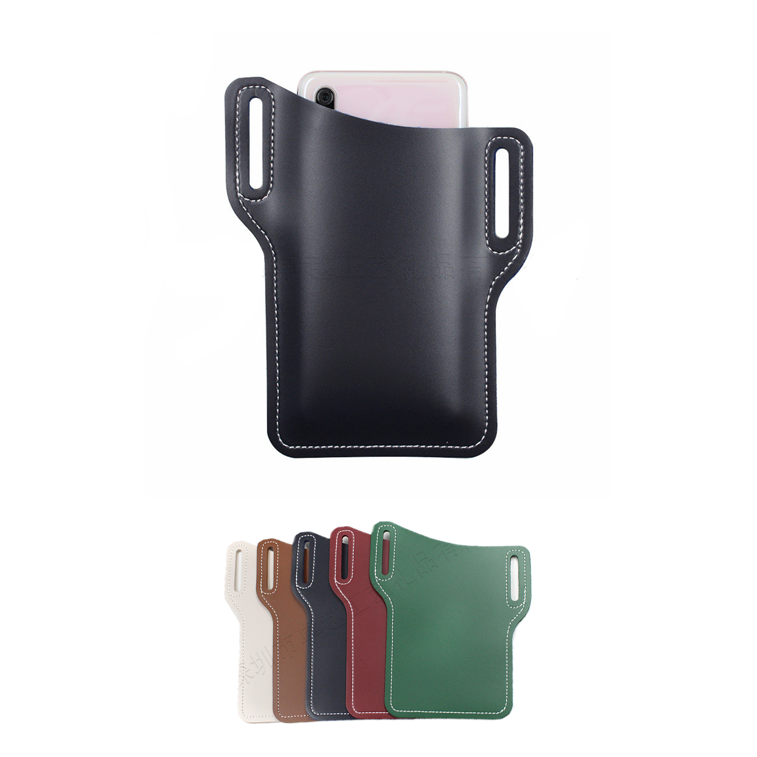 Pu Phone Holster Wasit Pouch Holder 3