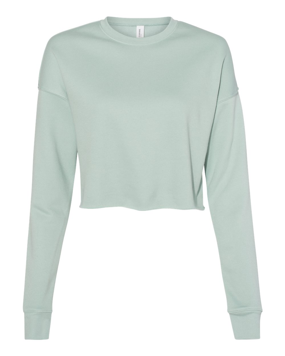 Women's Crop Crewneck Sweatshirt - 7503 2