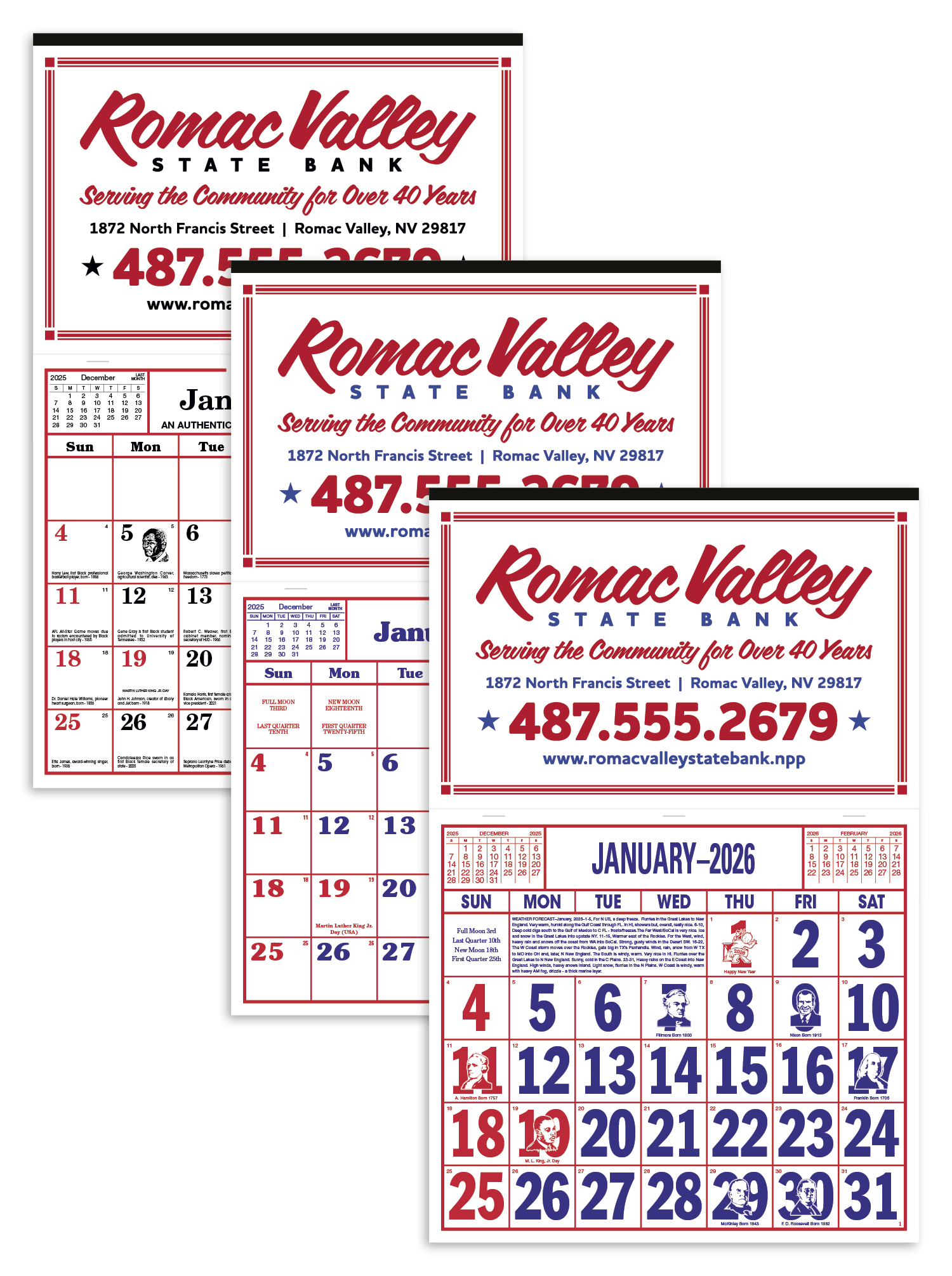 Skinner & Kennedy® Apron Style Calendar 20