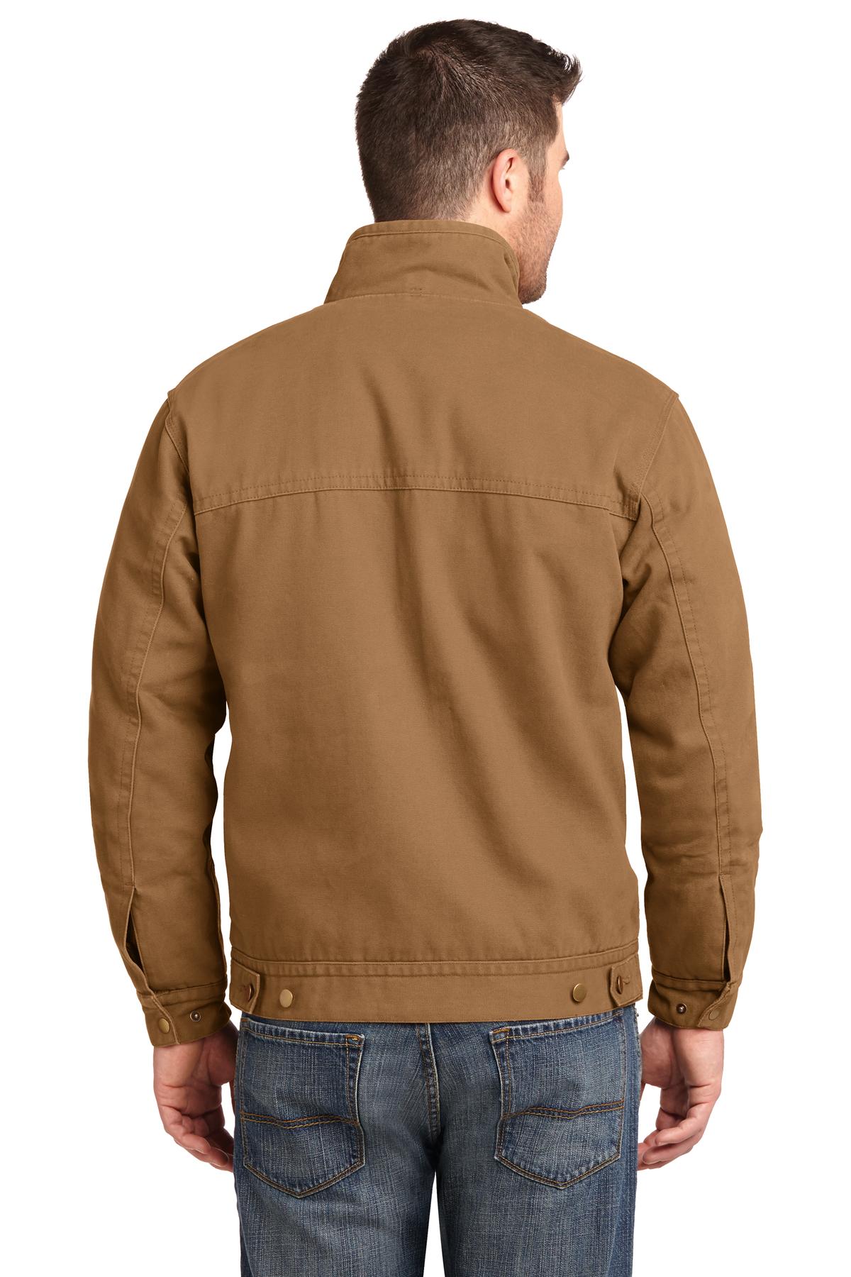 CornerStone Washed Duck Cloth Flannel-Lined Work Jacket. CSJ40 4