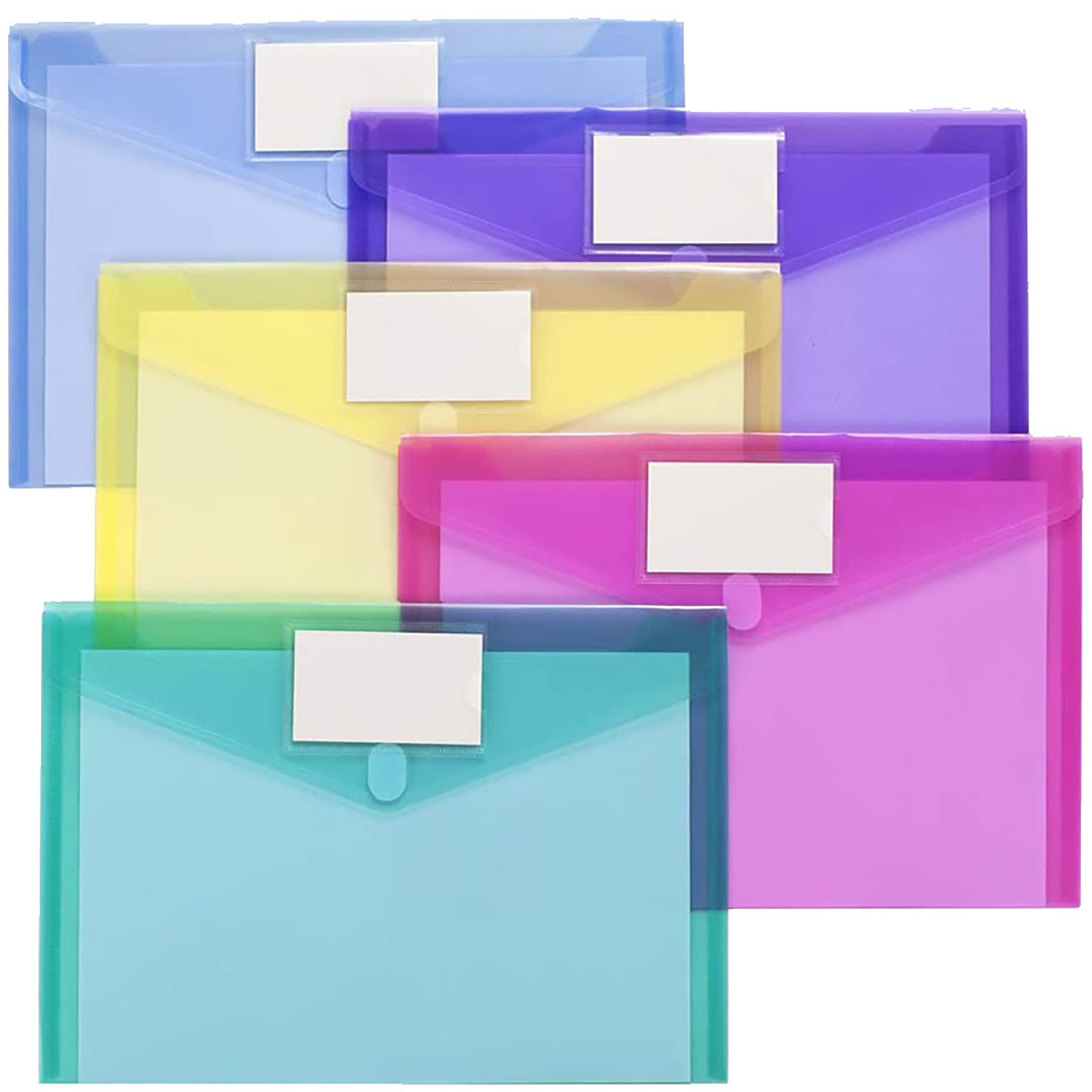 Clear Document Folders Plastic Envelopes 5