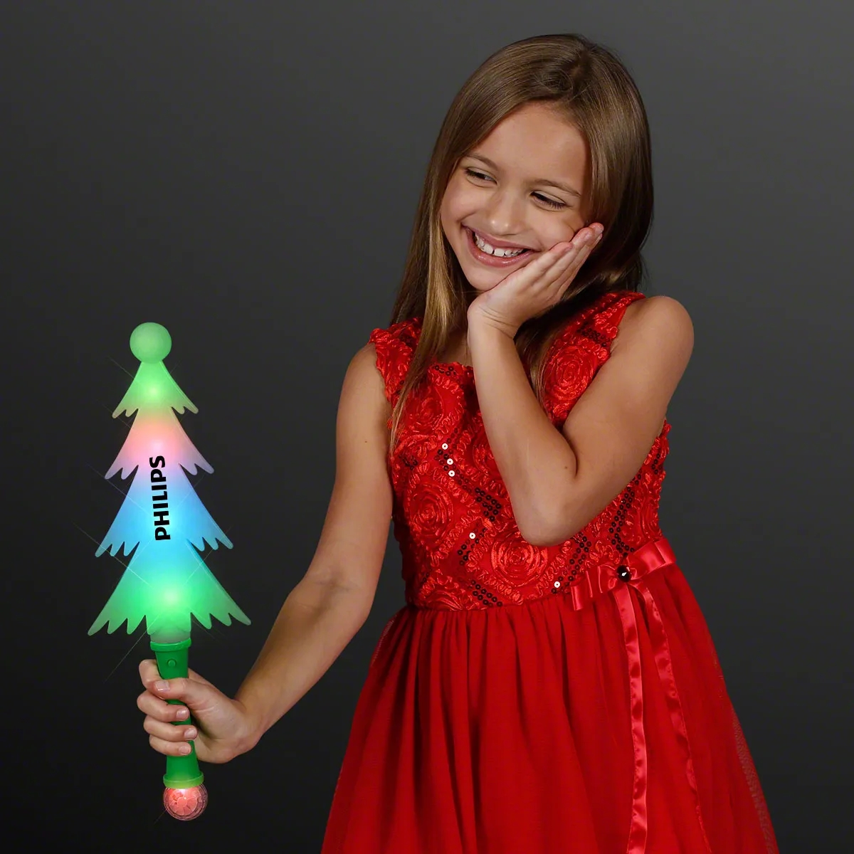 Frosty Christmas Tree Light Up Wand 4