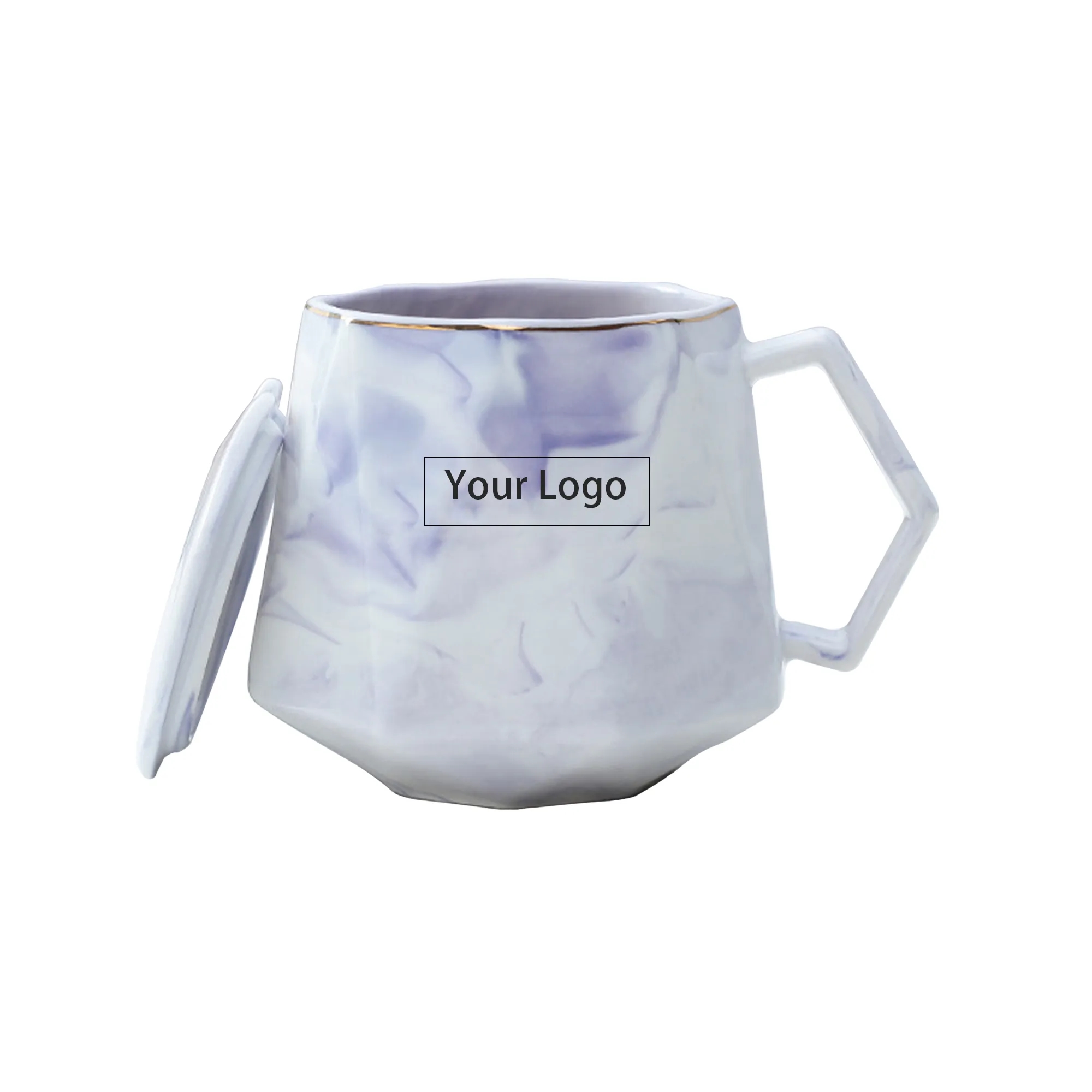 10OZ. Creative Marble Ceramic Coffee Milk Mug 4