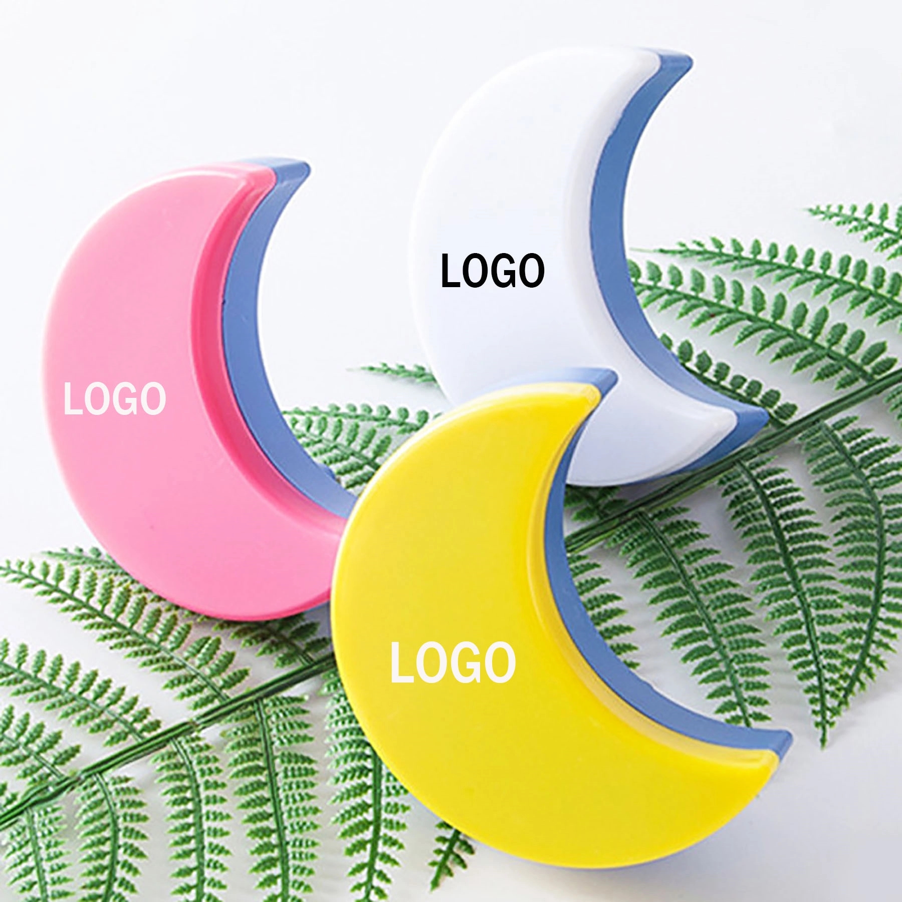 LED Bedroom Plug In Moon Custom Logo Night Light 1