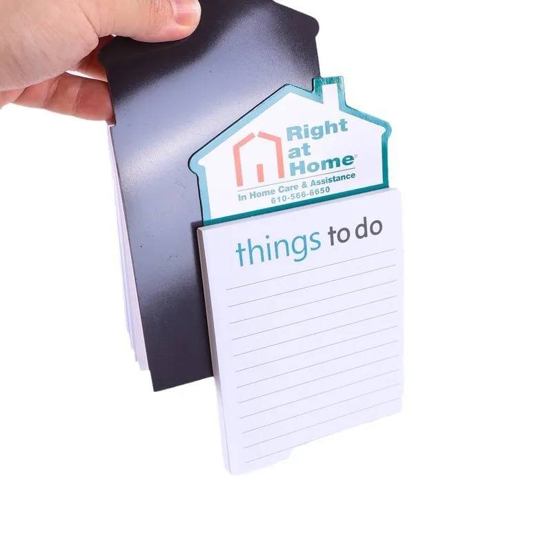 Custom House Shaped Magnet with Notepad 2