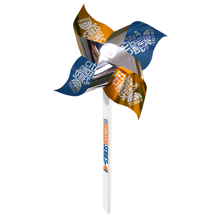 Pinwheel 2-Silver Mylar with 5" diameter contour propellers 1