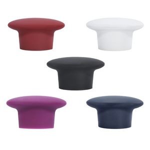 Elegant Oval Panel Silicone Bottle Cap Wine Stopper Cork 6