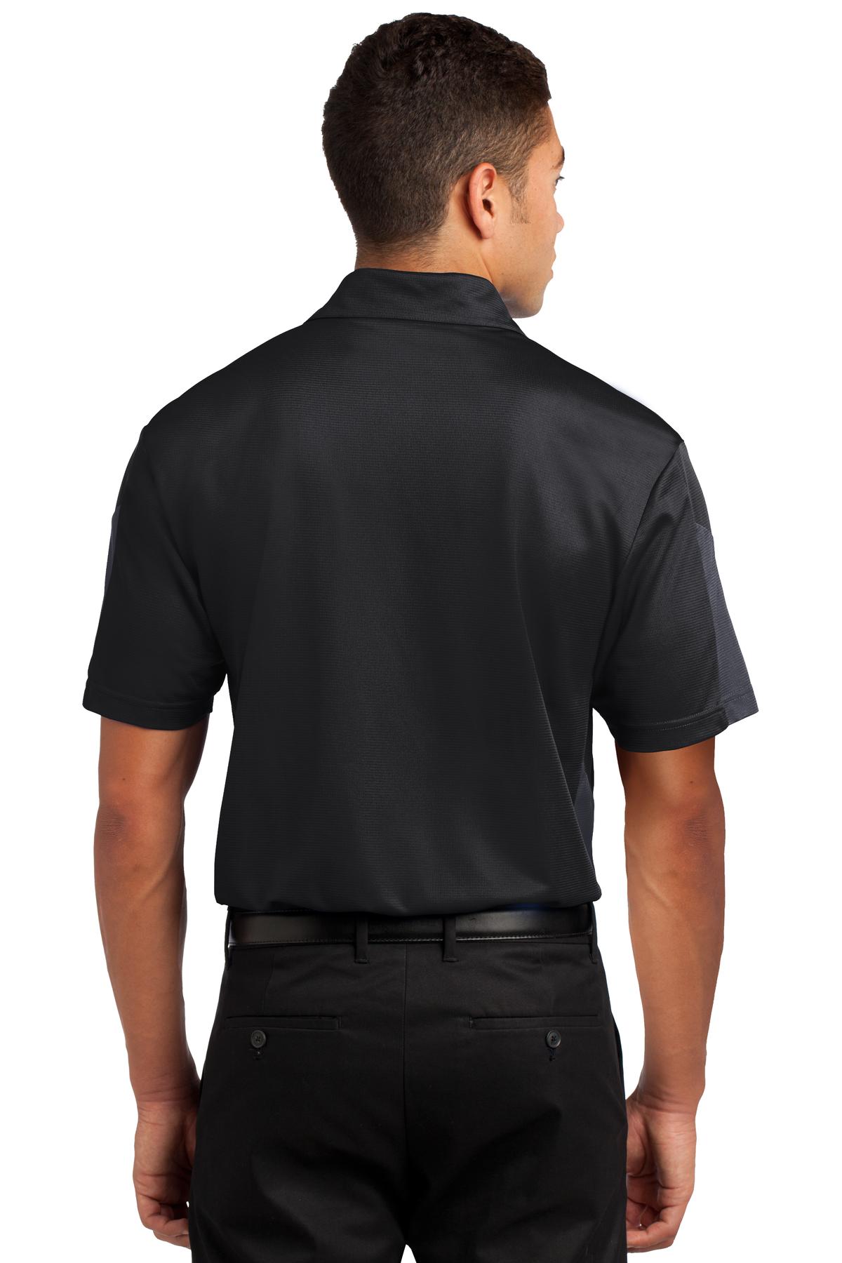 PosiCharge Active Textured Colorblock Polo