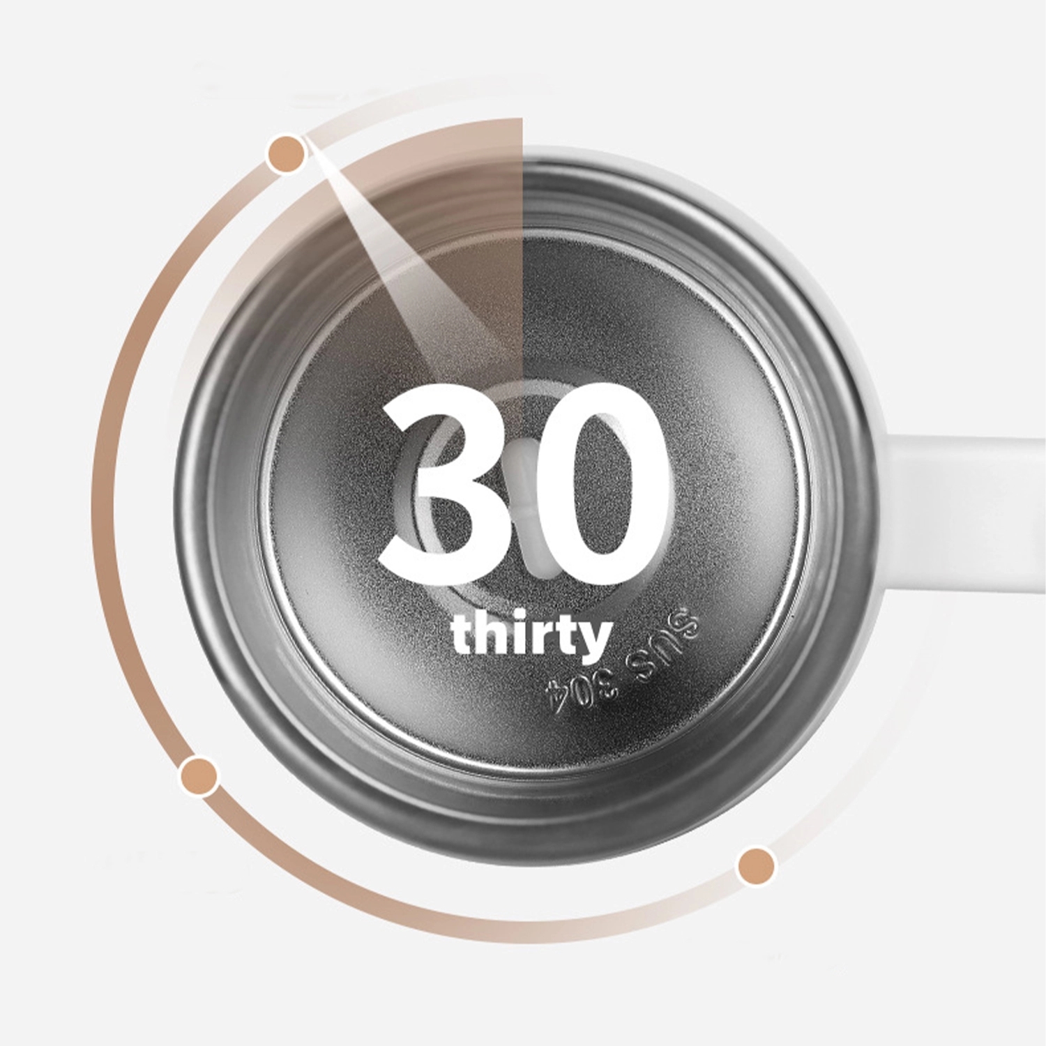 13.53 Oz Rechargeable Self Stirring Coffee Mug 2