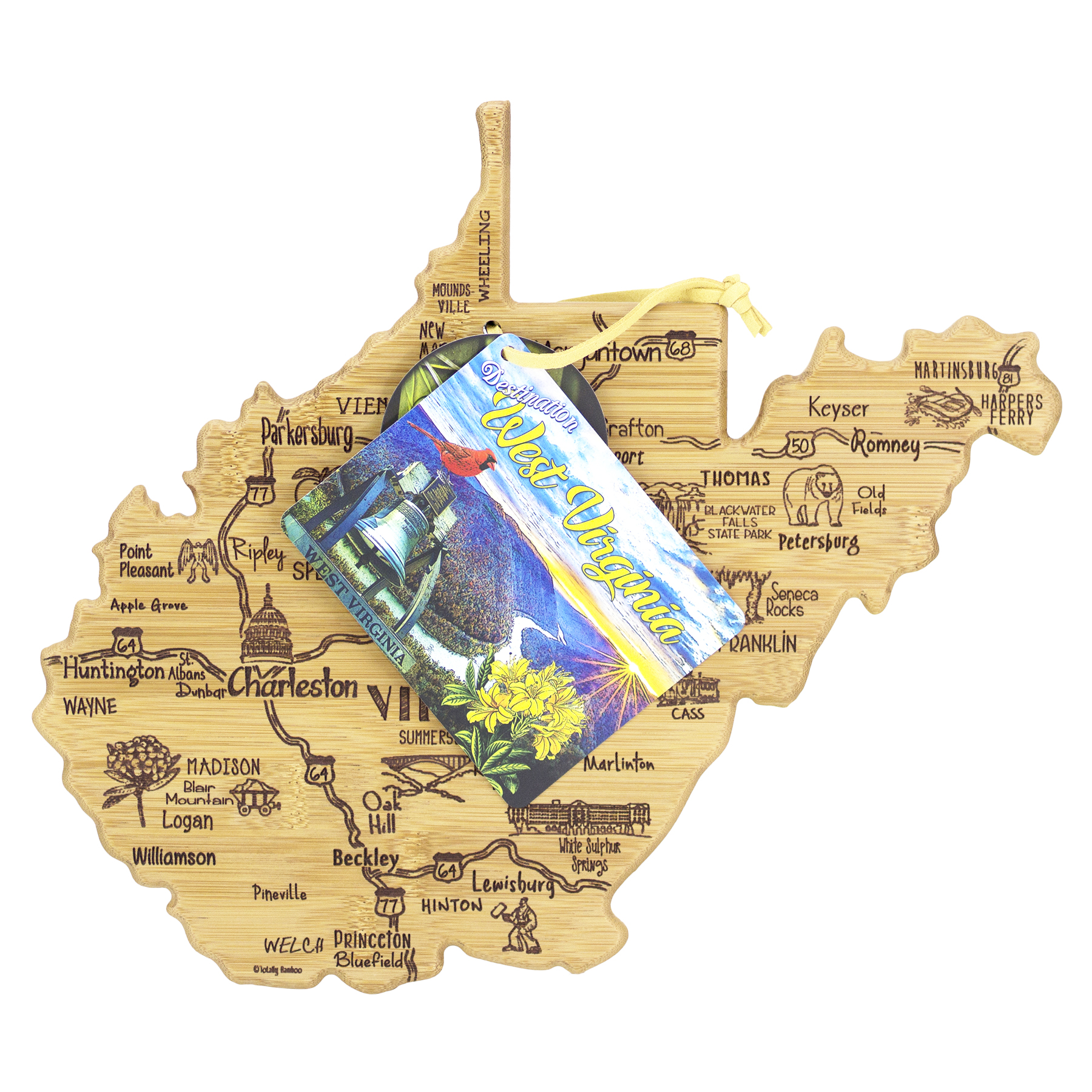 Destination West Virginia Cutting & Serving Board 7