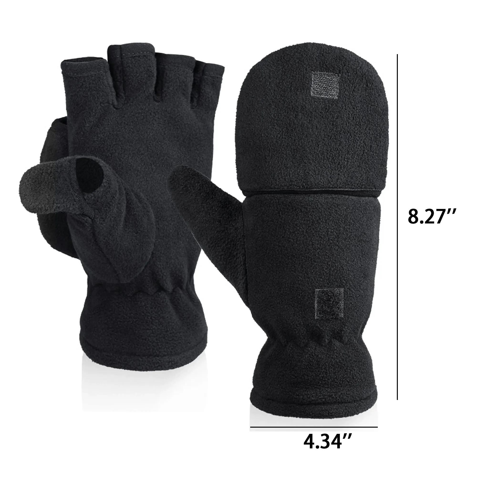 Cozy Clamshell Fleece Autumn Gloves MOQ20 4