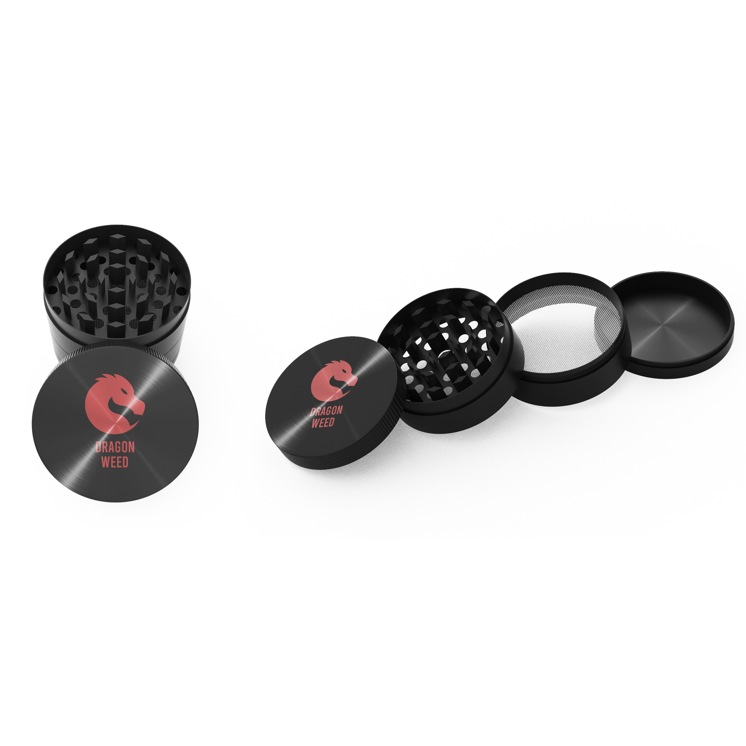 63MM Custom Metal 4 Piece Grinder 5
