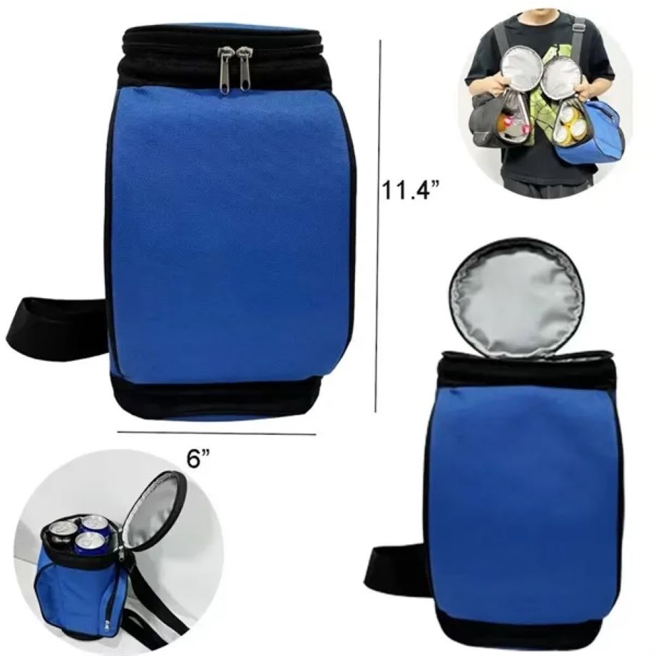 11.4''x6'' Golf Cooler Bag with Multi-Pockets 1