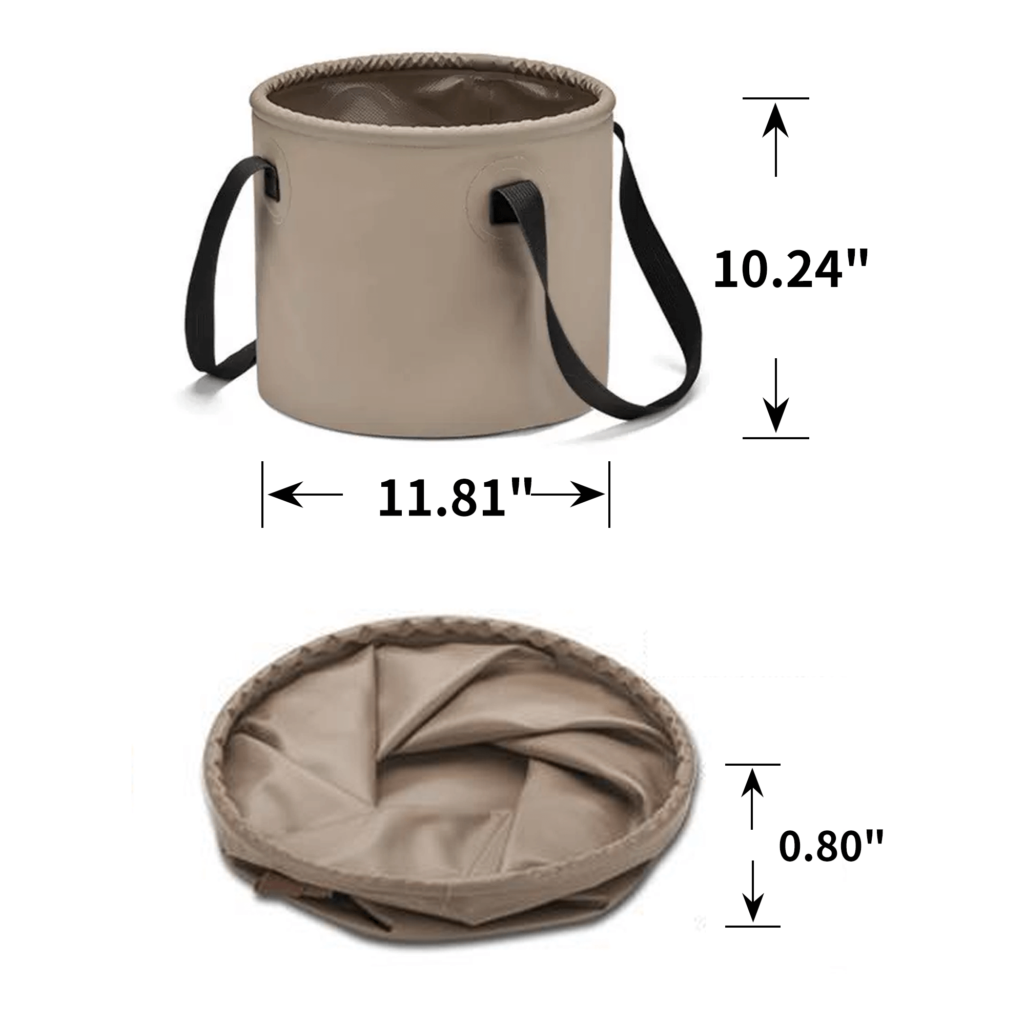 20L Multifunctional Lightweight Folding Handle Bucket 5