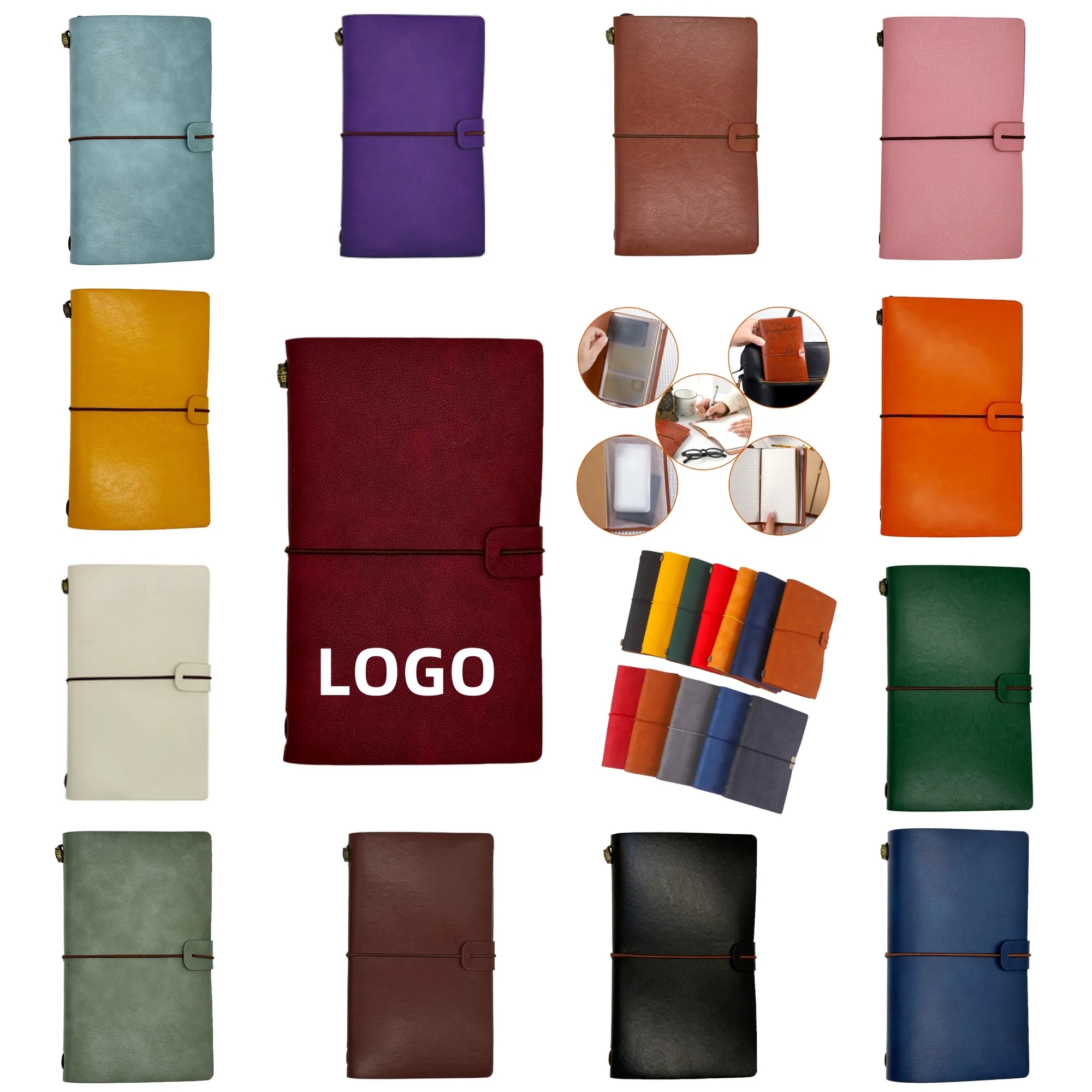 A6 Strap Bound Notebook 4