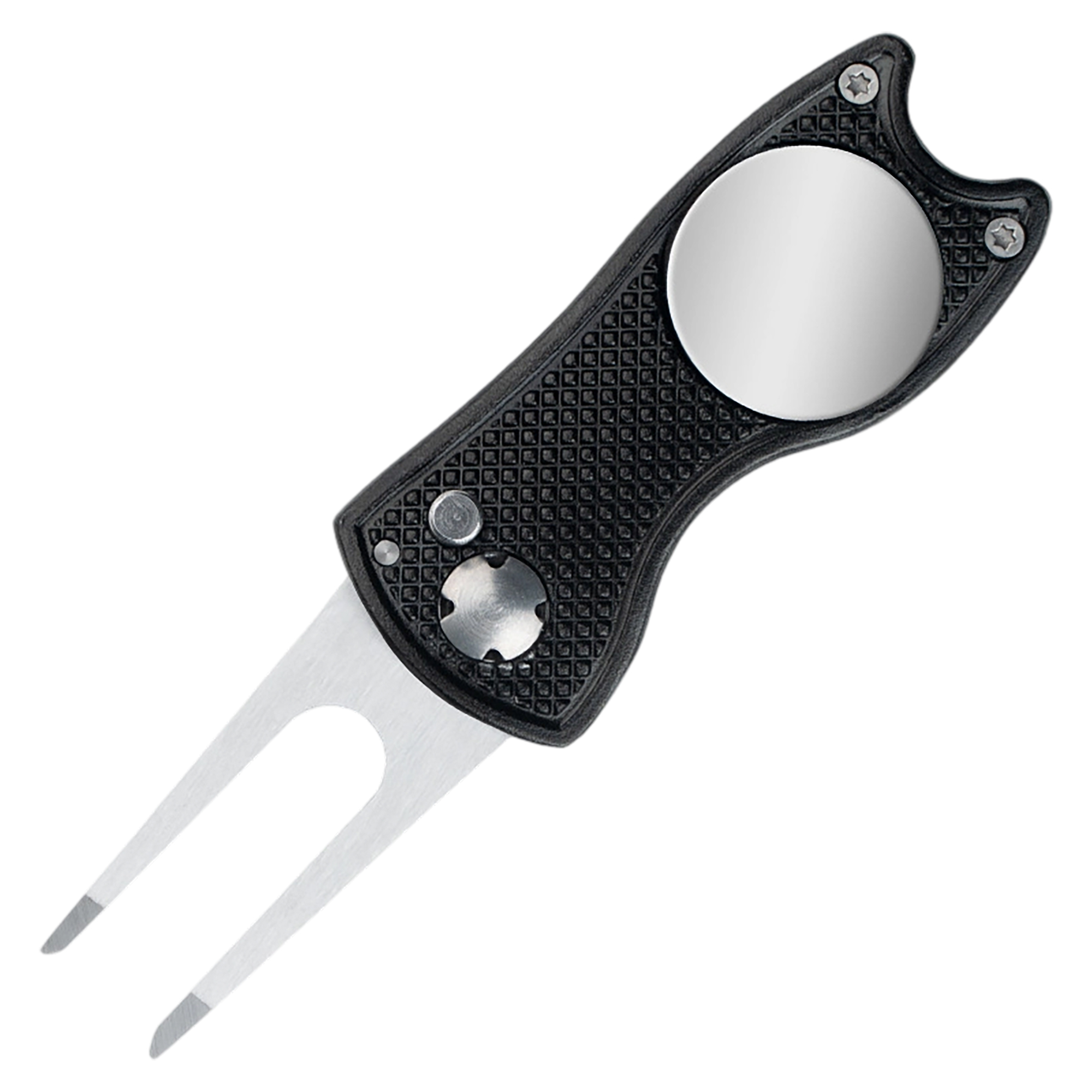 Alloy Foldable Golf Divot Repair Tool With Magnetic Ball Marker 7