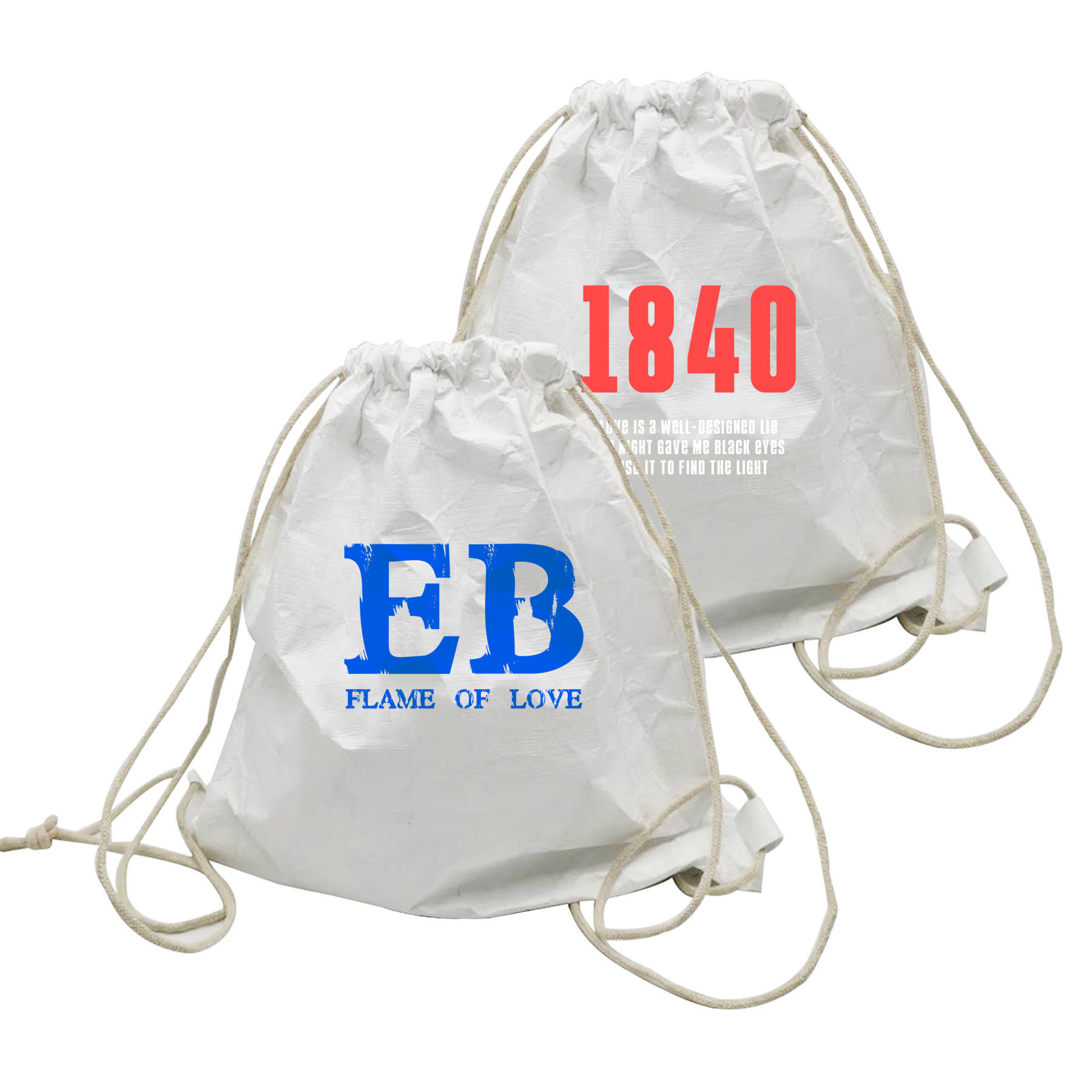 Paper Drawstring Backpack 2
