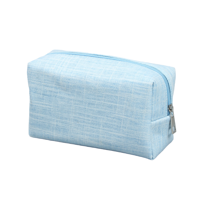 Custom Canvas Travel Makeup Pouch & Cosmetic Toiletry Bag 7
