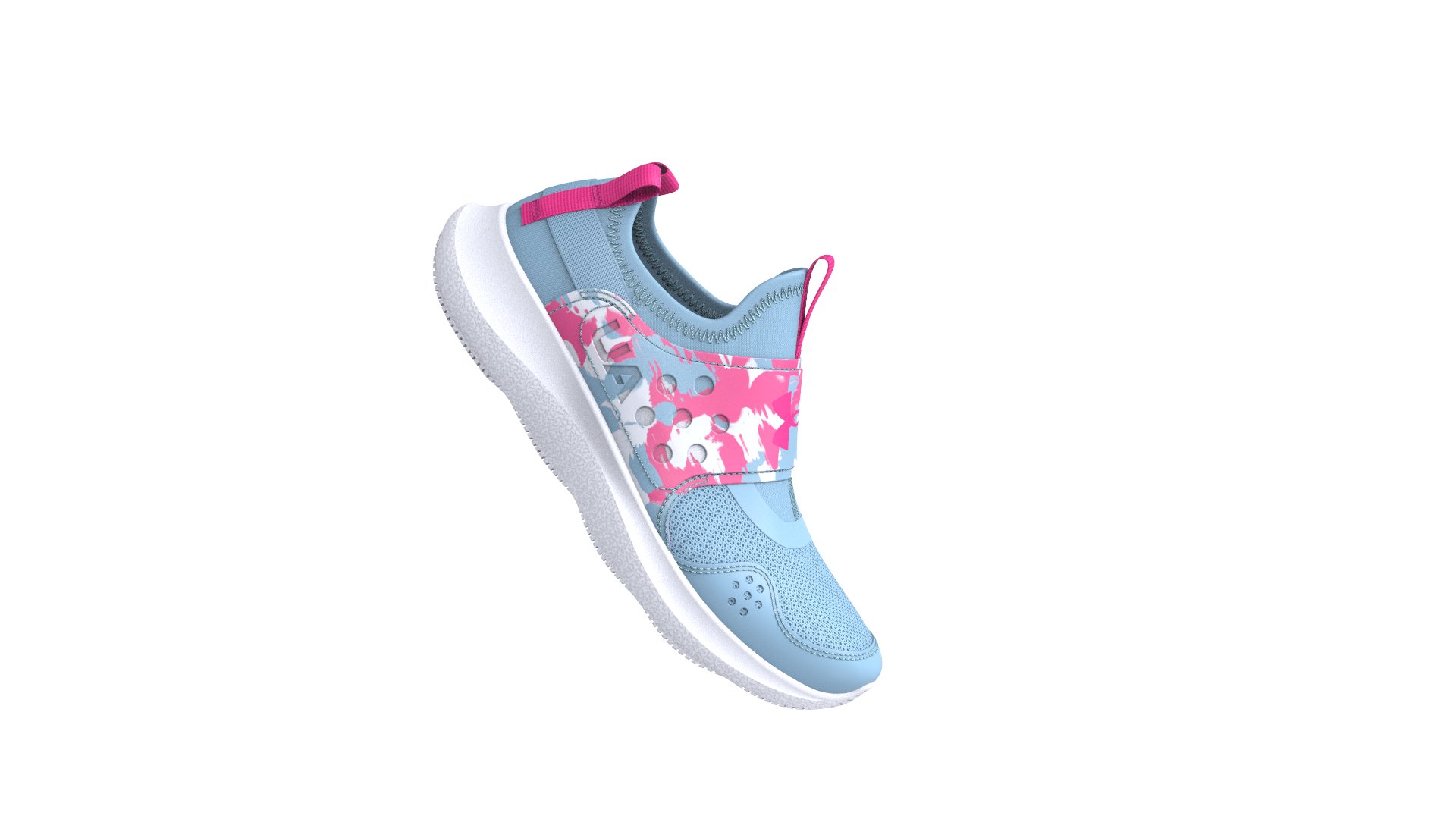 Girls' Pre-School UA Runplay Camo Running Shoes 2