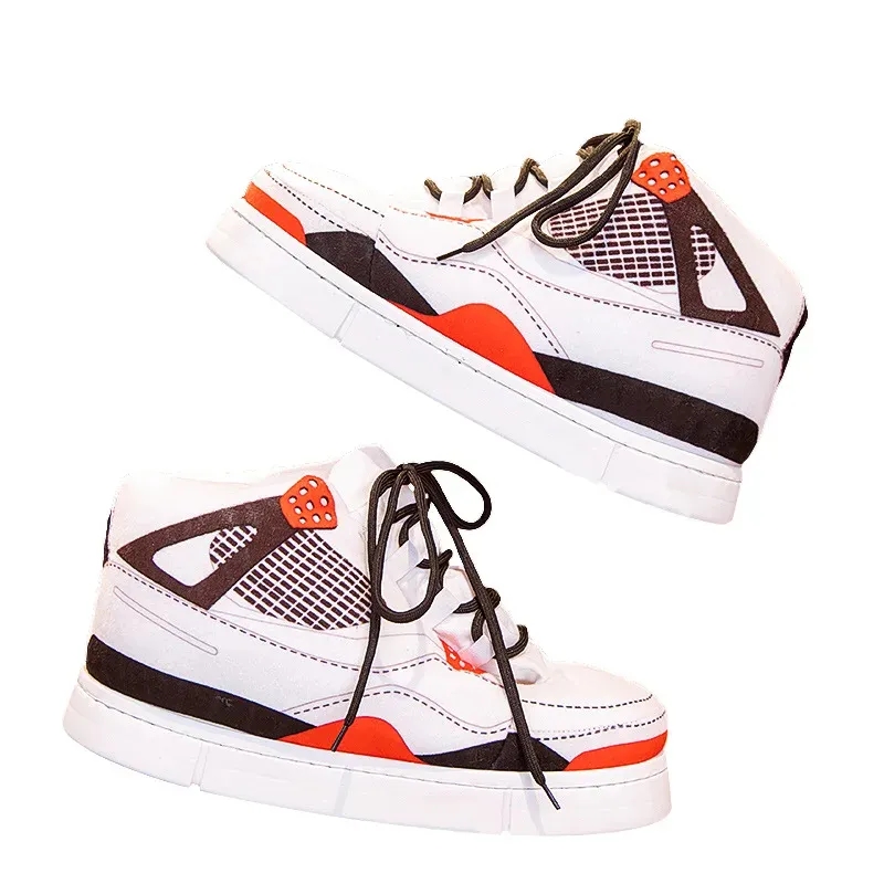 Custom Plush Anti-Slip Indoor Outdoor Sneaker Slippers 10
