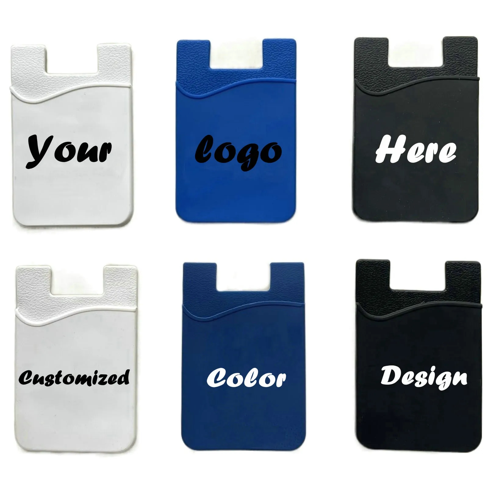 High Quality Silicone Cell Phone Wallet 1