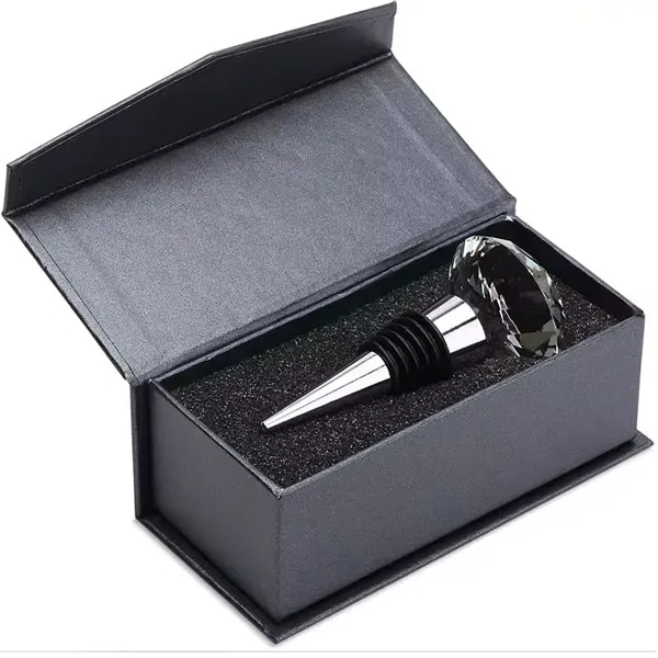 Colored Crystal Diamand Cut Wine Stoppers 11