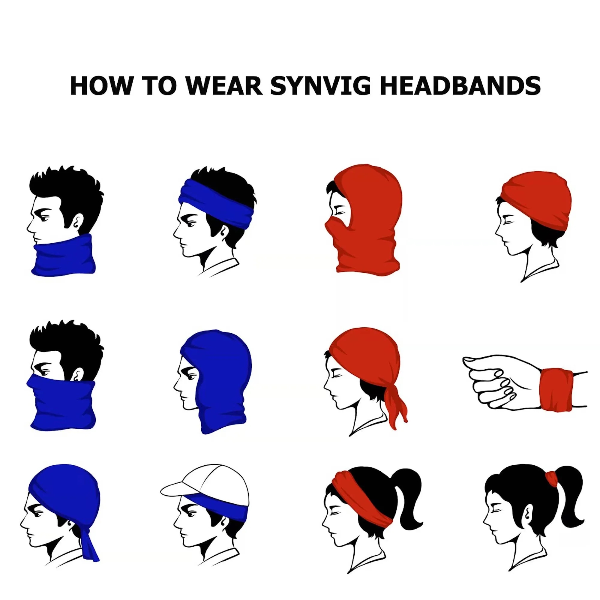 Microfiber Neck Tube Bandana s scarf 2