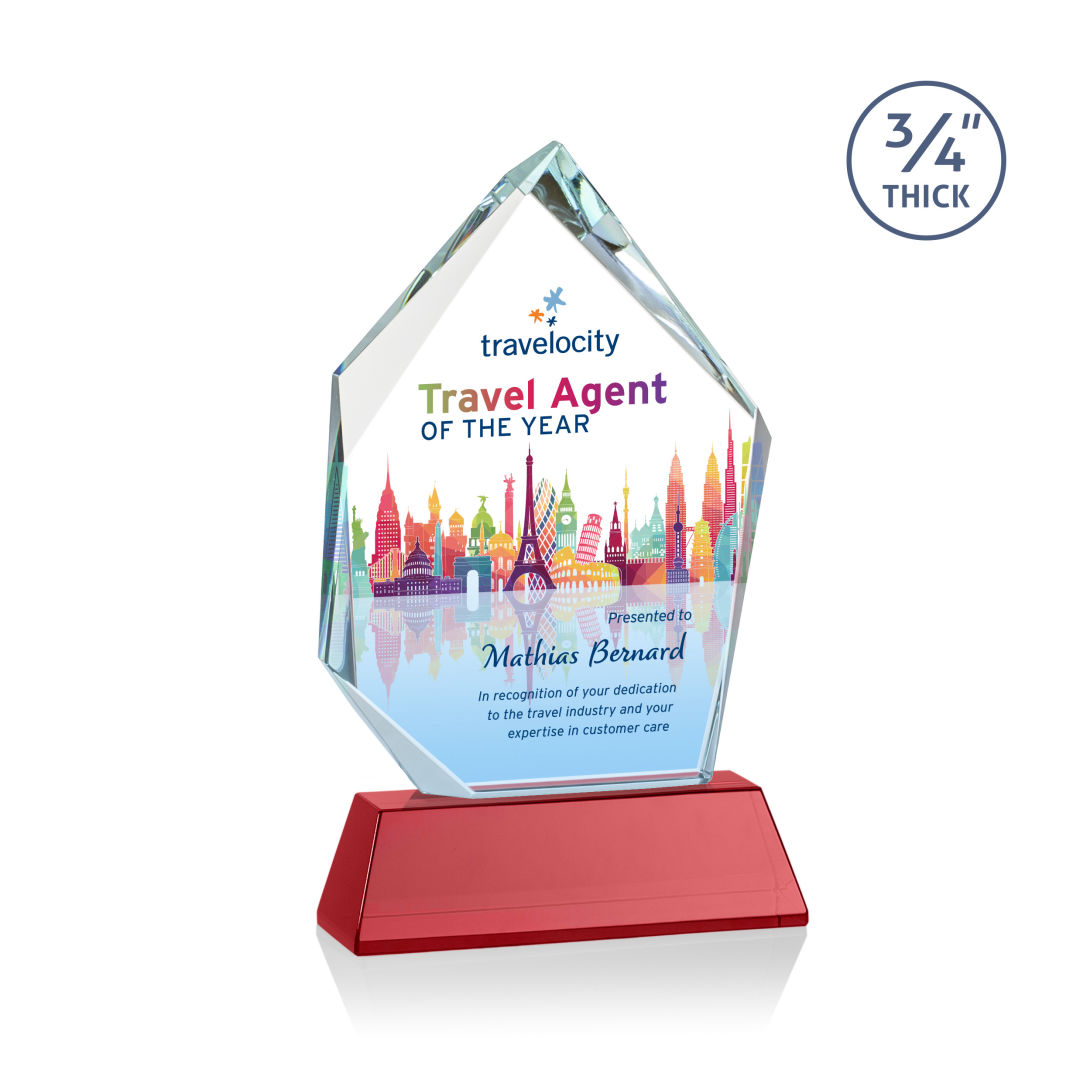 Deerhurst Ice Peak VividPrint™ Award on Newhaven - Red 12