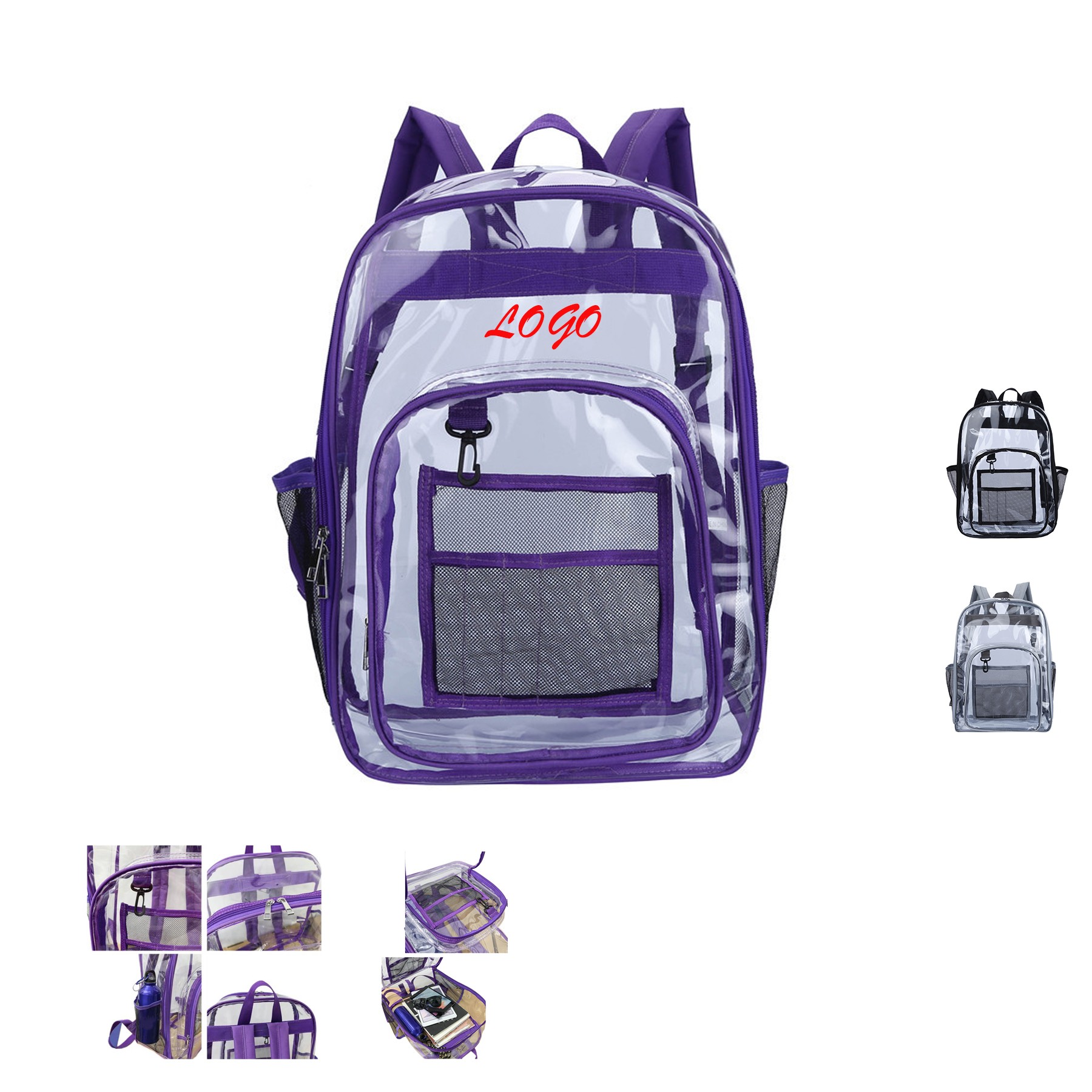 Transparent PVC Backpack