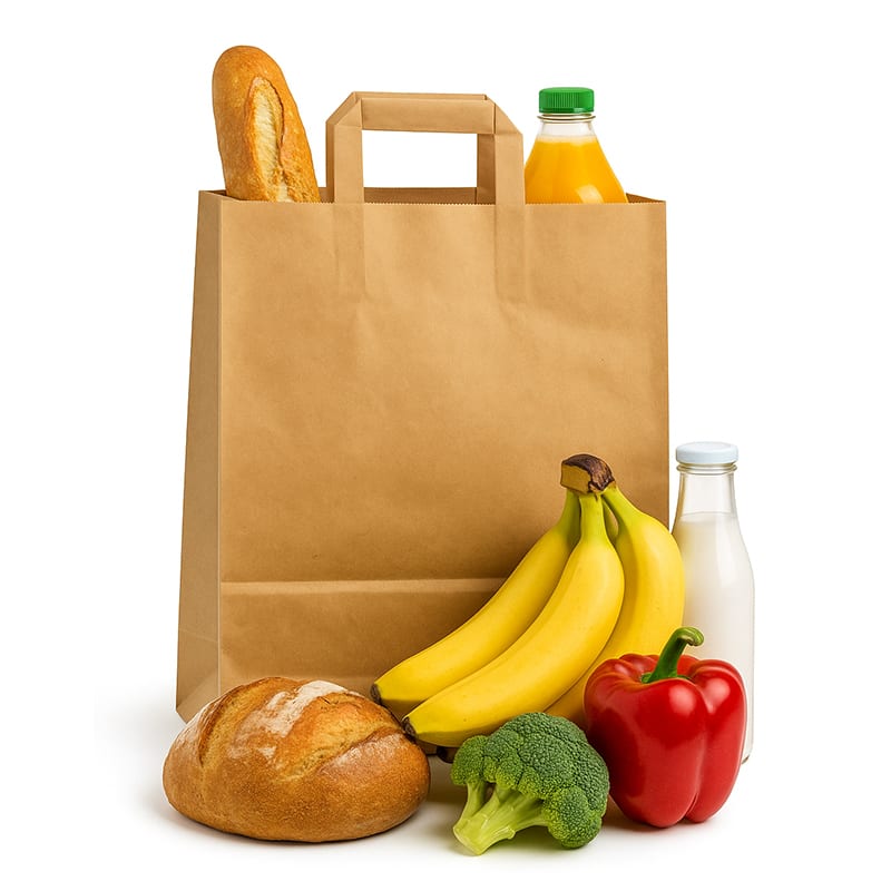 11 X 11 Inch Custom Paper Shopping Bag With Handles 1