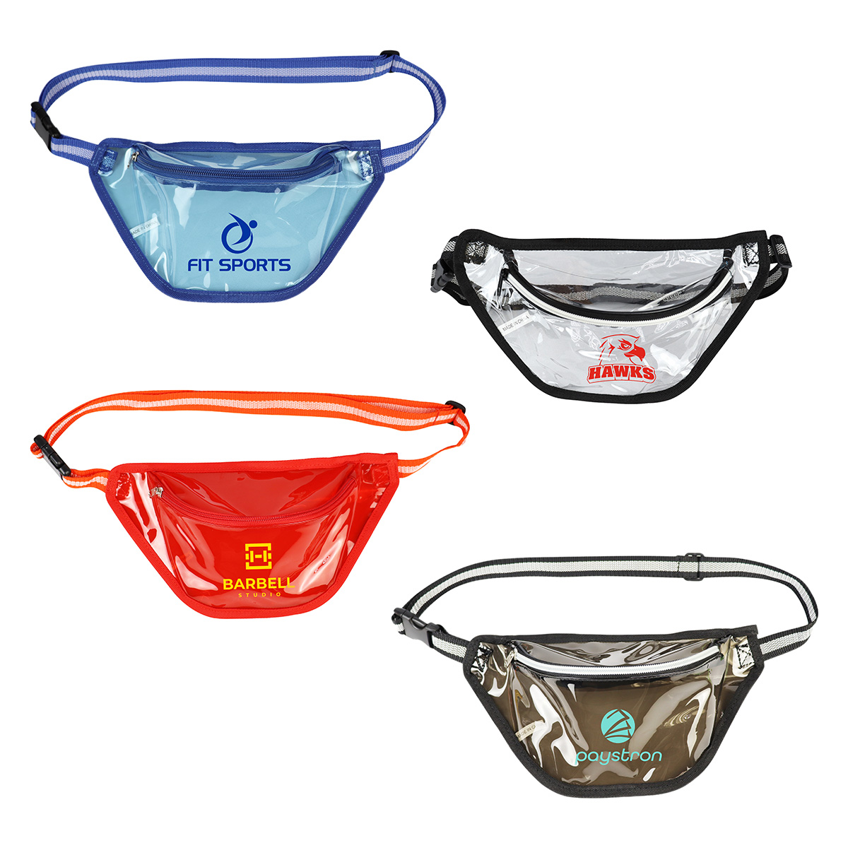 Diamond Clear TPU Belt Bag 13